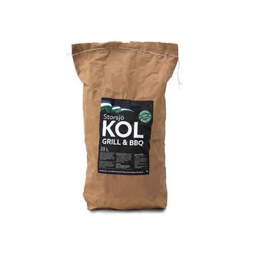 Grillkol Storsjökol Premium 20 lit 3-4kg