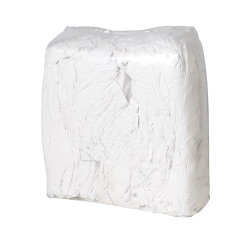 Bomullstrasor vita 10kg