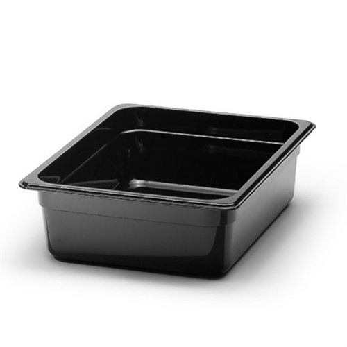 Kantin plast svart GN 1/2 100mm