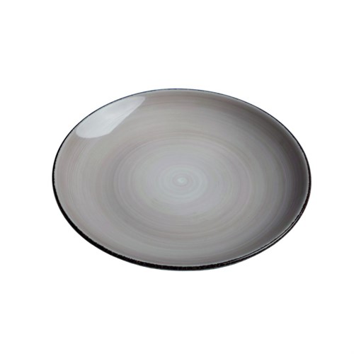 Tallrik flat Hotel 19cm Blocho handmålad beige