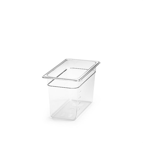 Kantin plast transparent GN 1/3 200mm