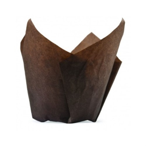 Muffinsform papper Tulip mini brun 300st/fp