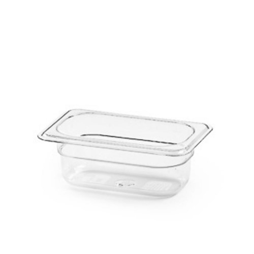 Kantin plast transparent GN 1/9 65mm