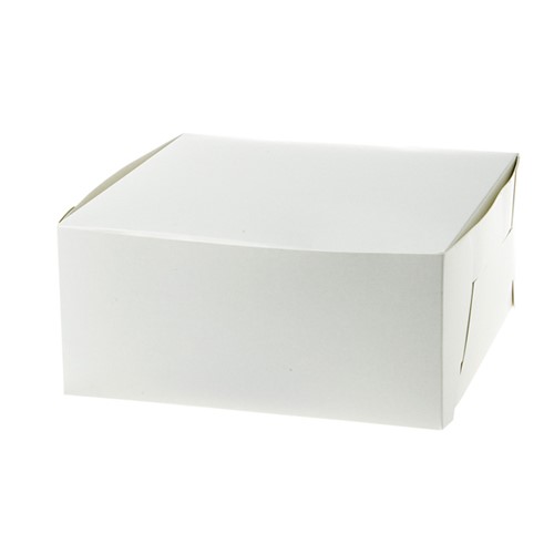 Bakelsekartong 22x22x10cm vit 200st/fp