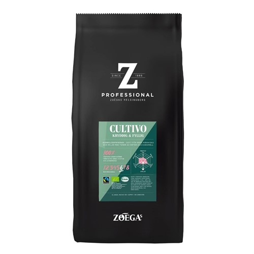 Kaffe Hela bönor Zoegas Cultivo 750gr 8st/fp