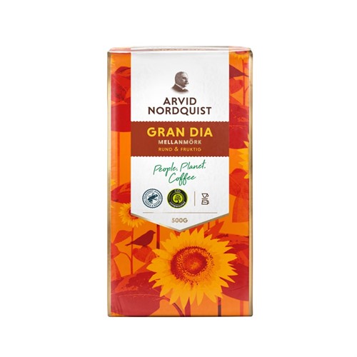 Kaffe brygg Gran Dia Mellanrost 500g 12st/fp
