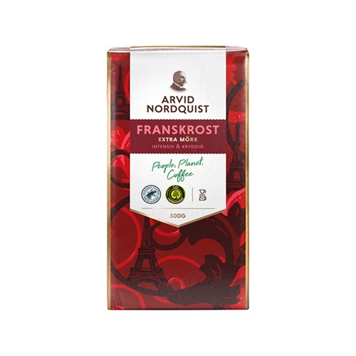 Kaffe brygg Franskrost Extra mörkrost 500g 12st/fp