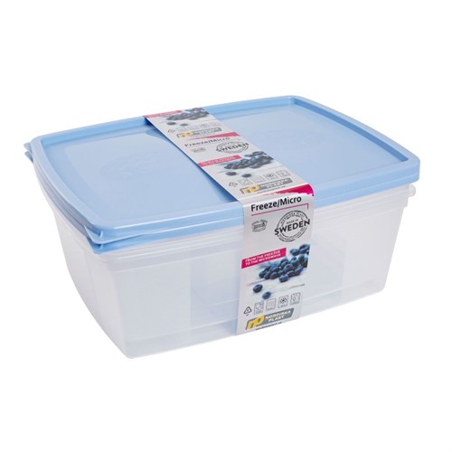 Förvaringsburk PP Frys/micro 2,5 lit 2st/fp