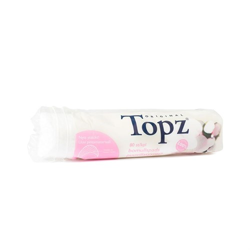 Bomullsrondeller Topz 80st/påse