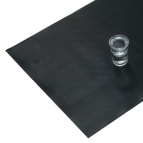 Barmatta per kvm svart