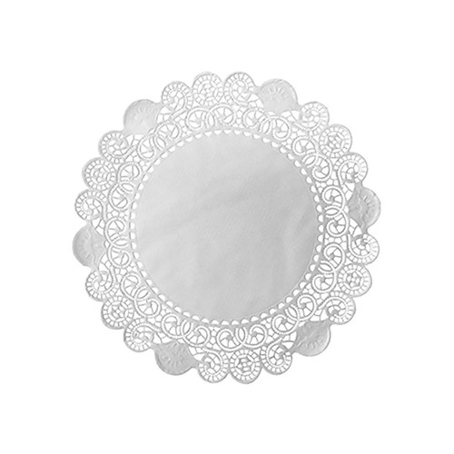 Spetspapper/tårtunderlägg dia 15cm vit 250st/ifp