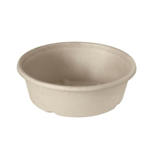 Skål bagasse rund 900ml Duni 160st/fp