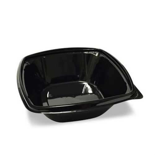 Salladsskål PET 1000 ml svart 300st/fp