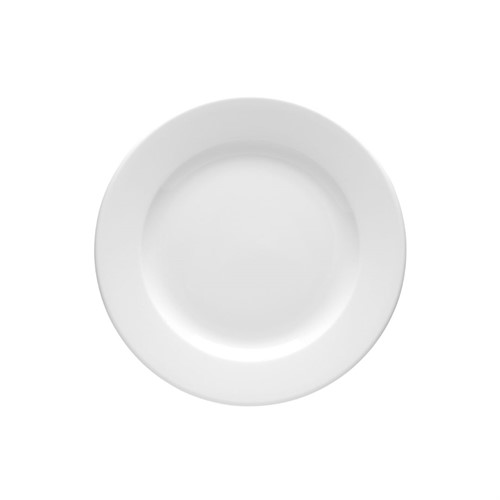 Tallrik flat Kaszub 19cm vit