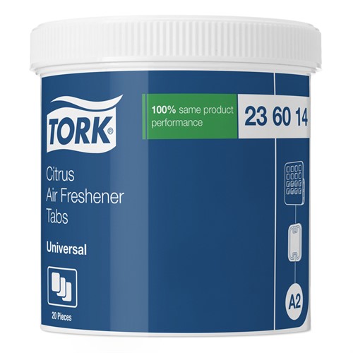 Doftplatta Airfreshener Tork A2 citron 20st/hink