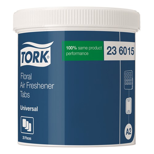 Doftplatta Airfreshener Tork A2 blomdoft 20st/hink
