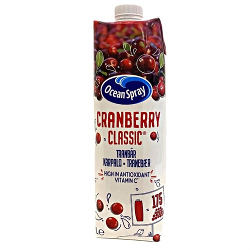 Juice Tranbär Ocean Spray 12x1 liter