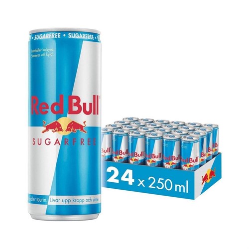 Red Bull Sockerfri 25cl burk inkl pant 24st/fp