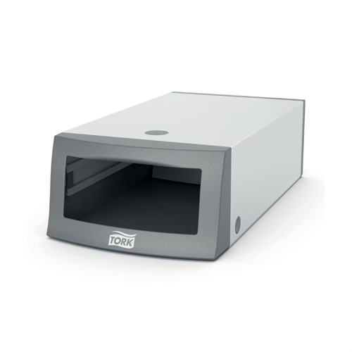 Bordsdispenser liggande Tork N1 Counterfold alu/grå