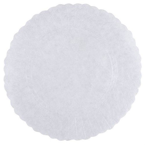 Fatpapper präglat 29cm vit 500x10st/fp