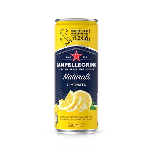 San Pellegrino Limonata Naturali 33cl burk inkl pant 24st/fp