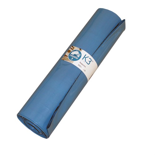 Sopsäck blå/svart 350 lit coex K3 10st/rle 6rle/krt