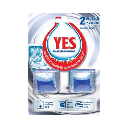 Rengöringsmedel Maskin Yes Power Clean 2-pack