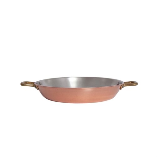 Kopparpanna m två handtag 18cm 0,85 lit