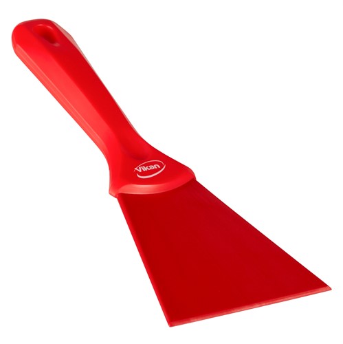 Handskrapa nylon Vikan 100mm röd