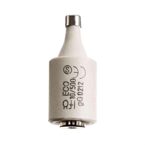 Säkring 10A DIAZED ECO 500V röd 5st/fp