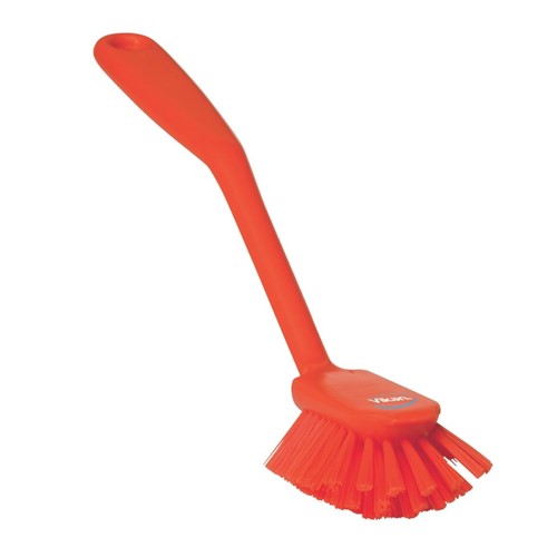 Diskborste medium Vikan 28cm orange