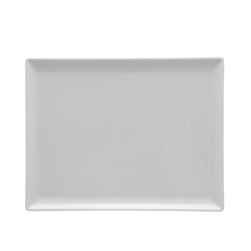 Tallrik rekt San Marino 29x13cm vit