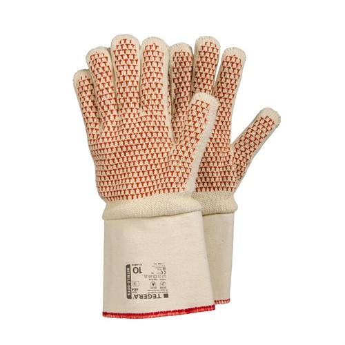 Värmehandske Tegera® 484 röd/vit st 10