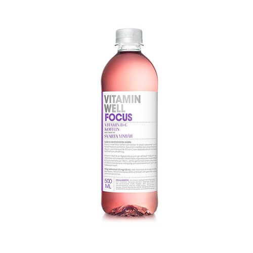 Vitamin Well Focus 50cl flaska inkl pant 12st/fp
