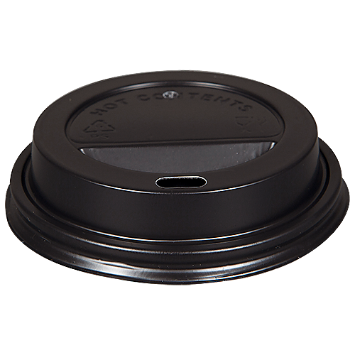 Lock till bägare 24cl svart 1000st/fp