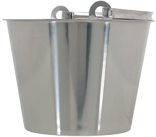 Hink rostfri utan bottenband 12 liter