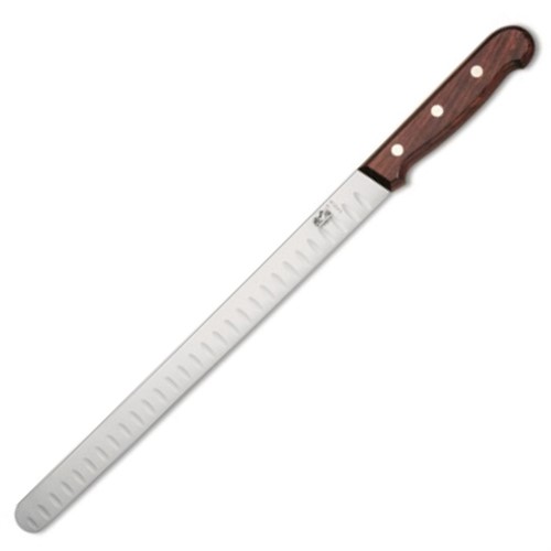 Laxkniv räfflad 30cm trähandtag Victorinox