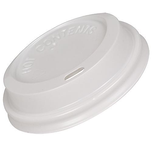 Lock till bägare 24cl vit 1000st/fp