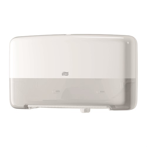 Dispenser Tork Mini Jumbo Twin toalettpapper T2 vit