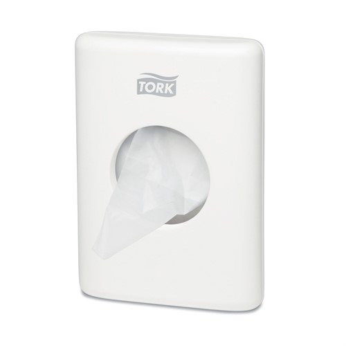 Dispenser för sanitetspåse B5 Tork vit