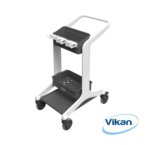 Rengöringsstation mobil HyGo Vikan 78cm vit