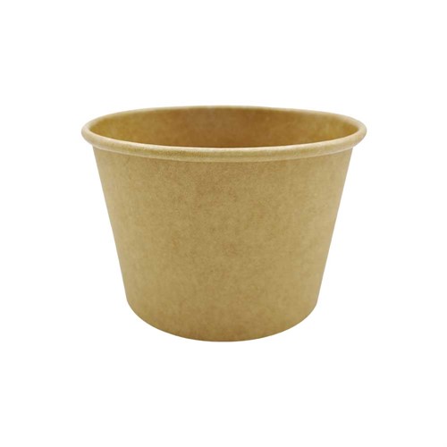 Bägare rund 250ml dia 96/80x60mm natur 800st/fp