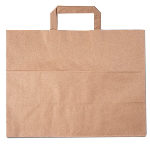 Papperskasse Take away 17lit brun 250st/fp