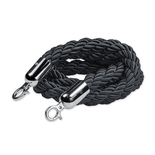 Rep flätat till köstolpe 150cm svart