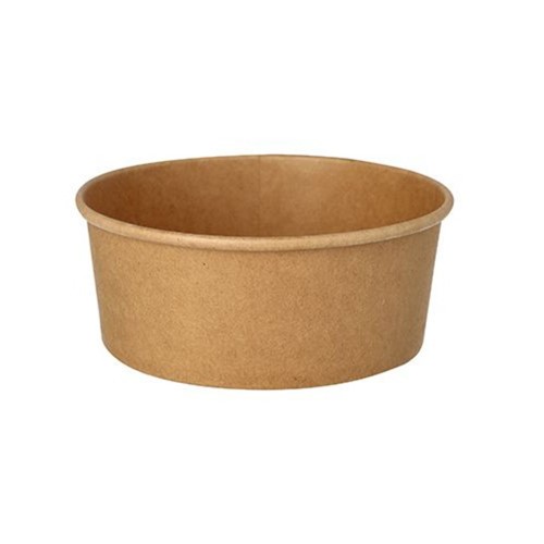 Salladsskål papper 500ml dia 15cm brun 50st/ifp