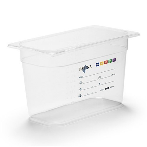 Kantin PP transparent GN 1/3 200mm