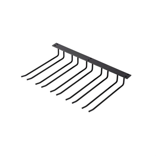 Glashängare 30cm djup takhängd svart