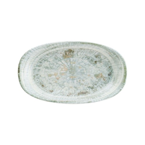 Tallrik Odette Oliv oval 34x19cm Bonna