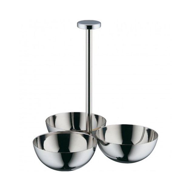 Snacksställ 3 skålar rostfri WMF