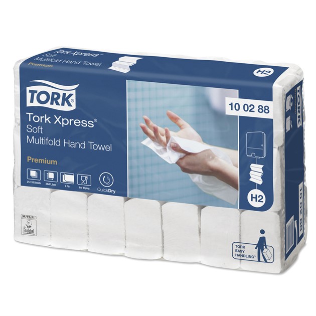 Handduk Tork Xpress H2 Premium Mjuk 2310/fp
